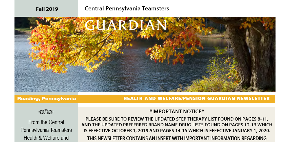 Fall 2019 Newsletter