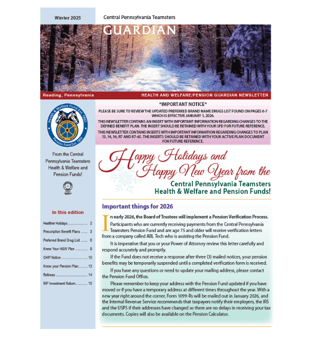 Winter 2025 Newsletter